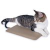 K&H Extreme Weather Heated Kitty Pad – Tan Pet Warming Bed (9" × 12")