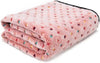 Super Soft Cute Kitty Flannel Blanket – Cozy Cat Throw in 3 Colors & Multiple Sizes
