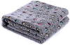 Super Soft Cute Kitty Flannel Blanket – Cozy Cat Throw in 3 Colors & Multiple Sizes