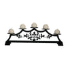 5-Candle Fireplace Pillar Candle Holder – Made in New York, USA