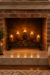 5-Candle Fireplace Pillar Candle Holder – Made in New York, USA